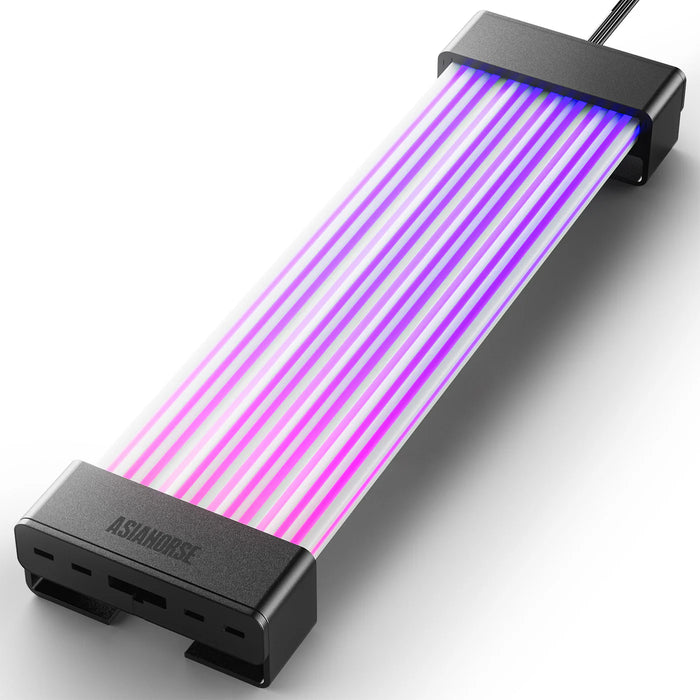 Asiahorse Aurora Learn 24 Pin Black ARGB Motherboard Cable Cover