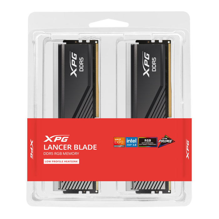 32GB (2x16GB) DDR5 6000MHZ CL30 XPG Lancer Blade RGB RAM