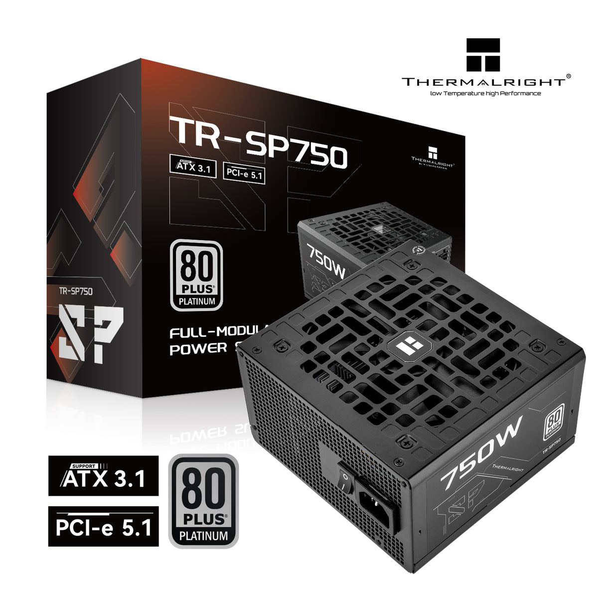 750W Thermalright SP-750 ATX 3.1 Platinum Modular PSU — Computer Orbit