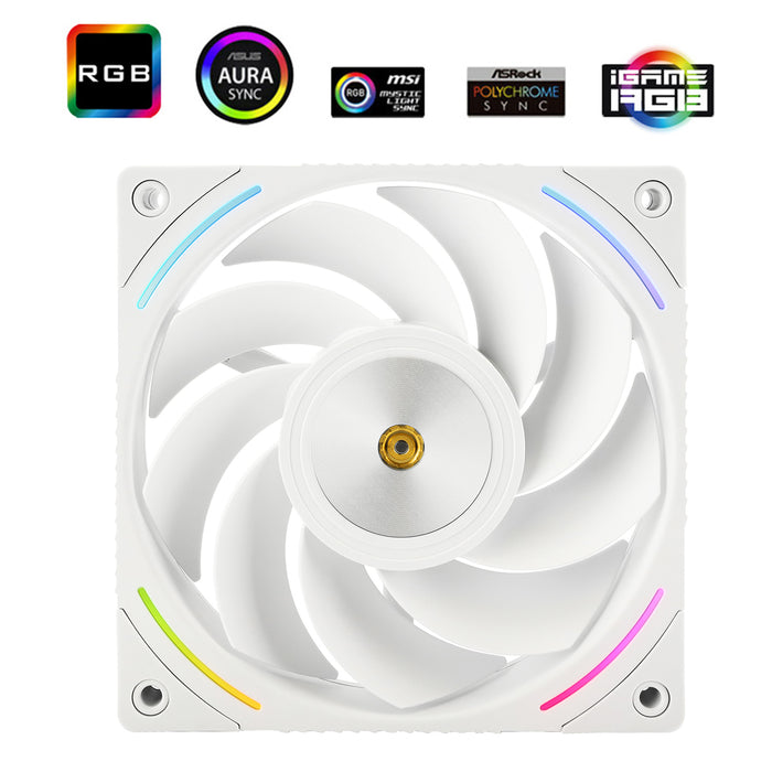 Thermalright TL-K12RW White A-RGB Reverse 120mm PWM Fan