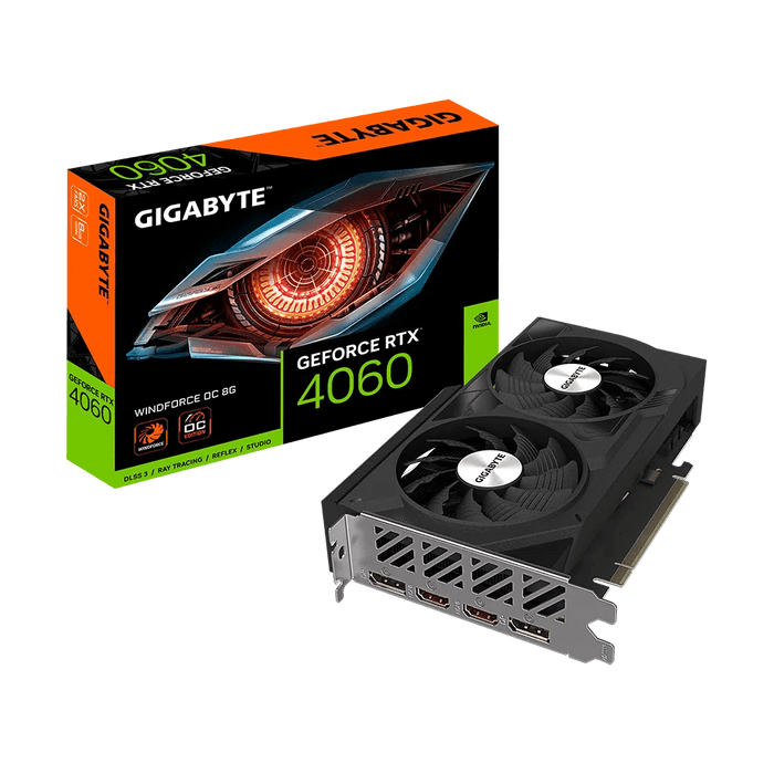 8GB Gigabyte RTX 4060 Windforce OC Graphics Card