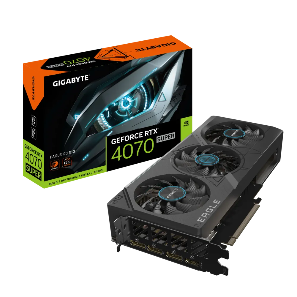 Gigabyte RTX 4070 SUPER Eagle OC 12GB Graphics Card Gigabyte RTX 4070 SUPER Eagle OC 12GB Graphics Card