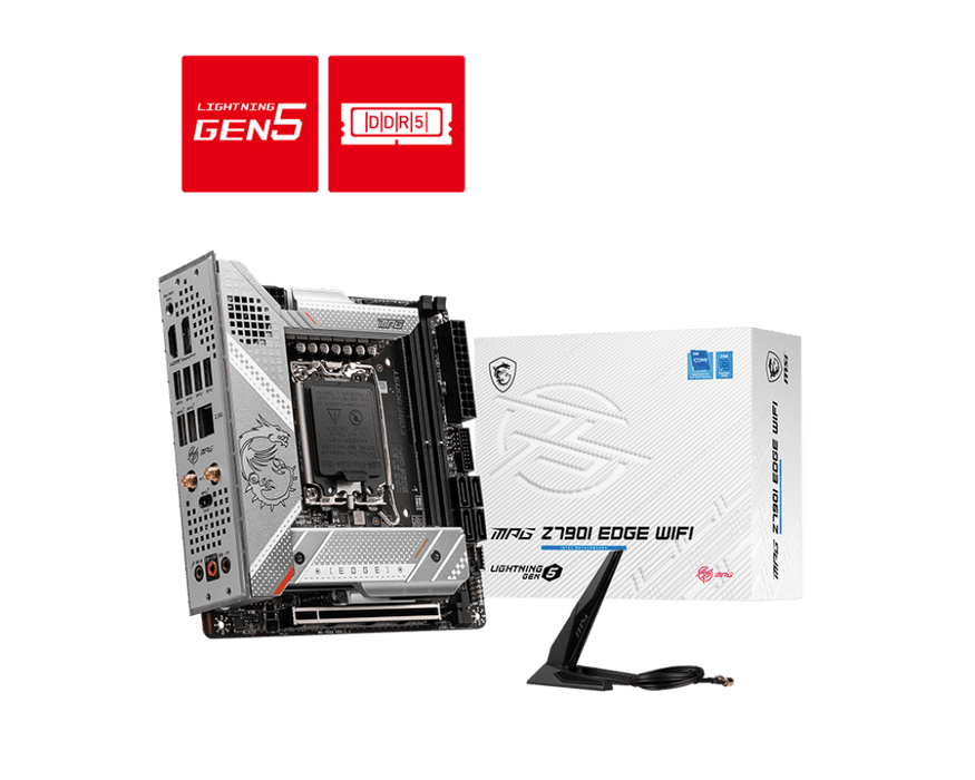 MSI MPG Z790I Edge WiFi DDR5 Mini ITX LGA 1700 Motherboard