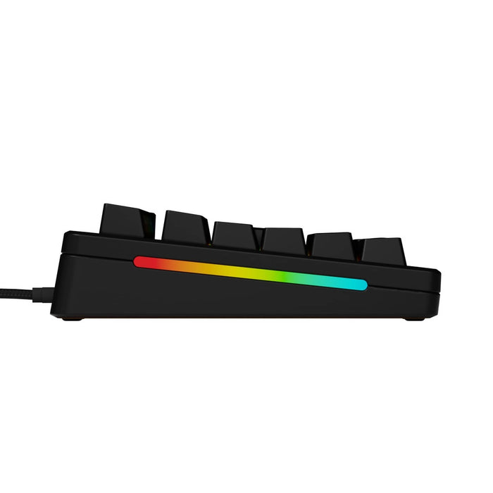 Glorious GMMK 3 HE 75% Prebuilt Wired Gaming Keyboard Fox HE Switches Black - UK Layout
