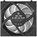 Lian Li UNI FAN SLINF LCD FLEX 120mm Triple Fan Pack - Black