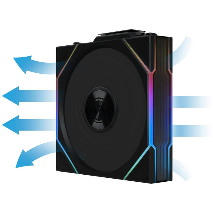 Lian-Li UNI FAN TL120 Wireless Reverse ARGB Black 120mm Triple Pack