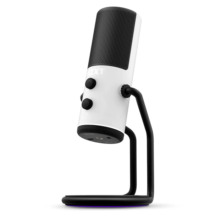 NZXT Capsule White Cardioid USB Microphone