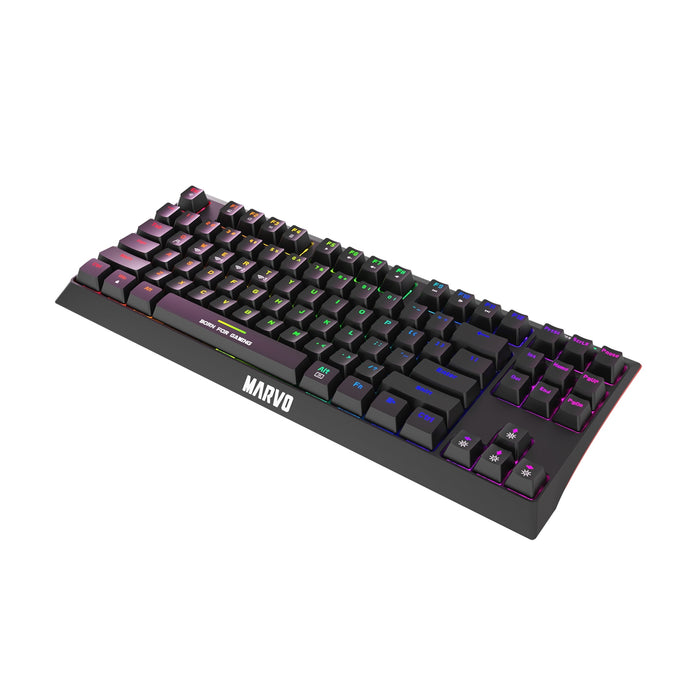 Marvo Scorpion KG953W Wireless RGB TKL Red Switch Keyboard