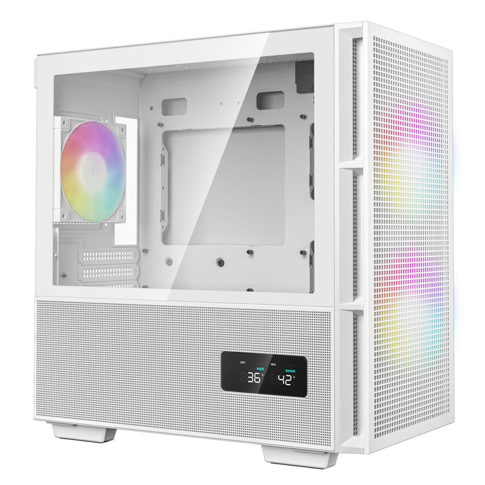 Deepcool CH360 Digital WH White Micro-ATX PC Case