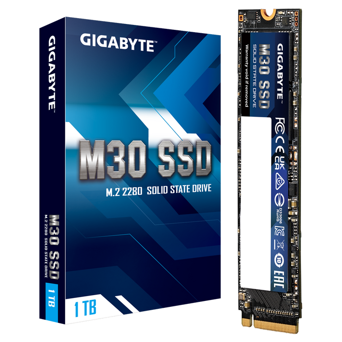1TB Gigabyte M30 PCIe 3.0 NVMe M.2 SSD