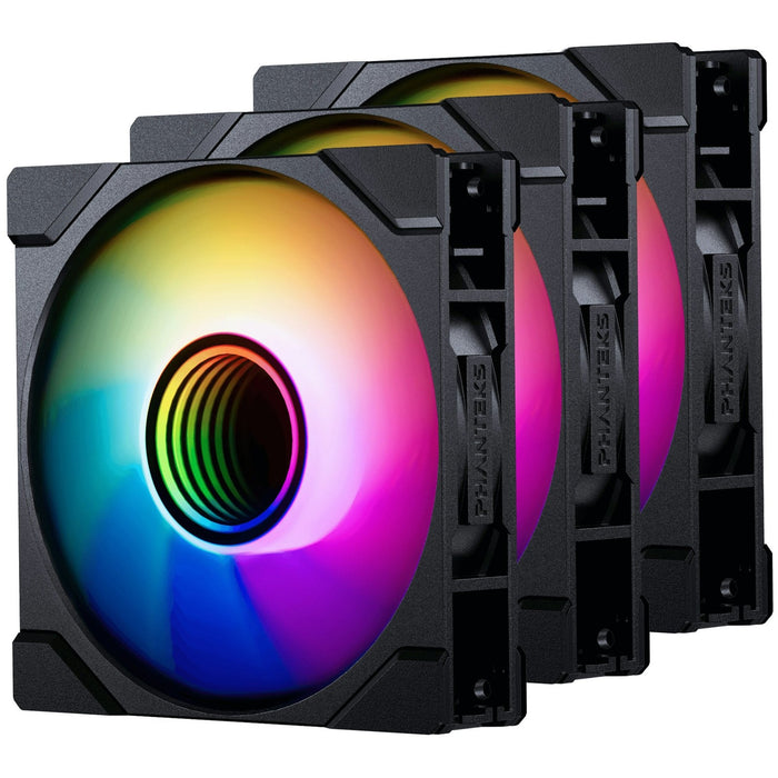 Phanteks M25 Gen2 Reverse Airflow DRGB Black 120mm PWM Triple Pack