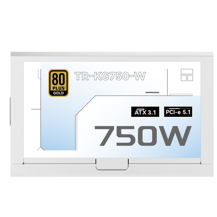 750W Thermalright KG-750-W White ATX 3.1 Gold Modular PSU