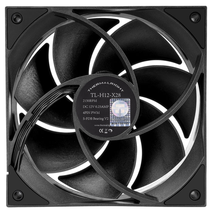 Thermalright TL-H12-X28 Black 120mm PWM Fan