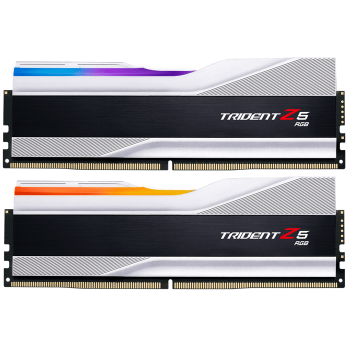 32GB (2x16GB) DDR5 7800MHZ CL36 G.Skill Trident Z5 Silver RGB RAM