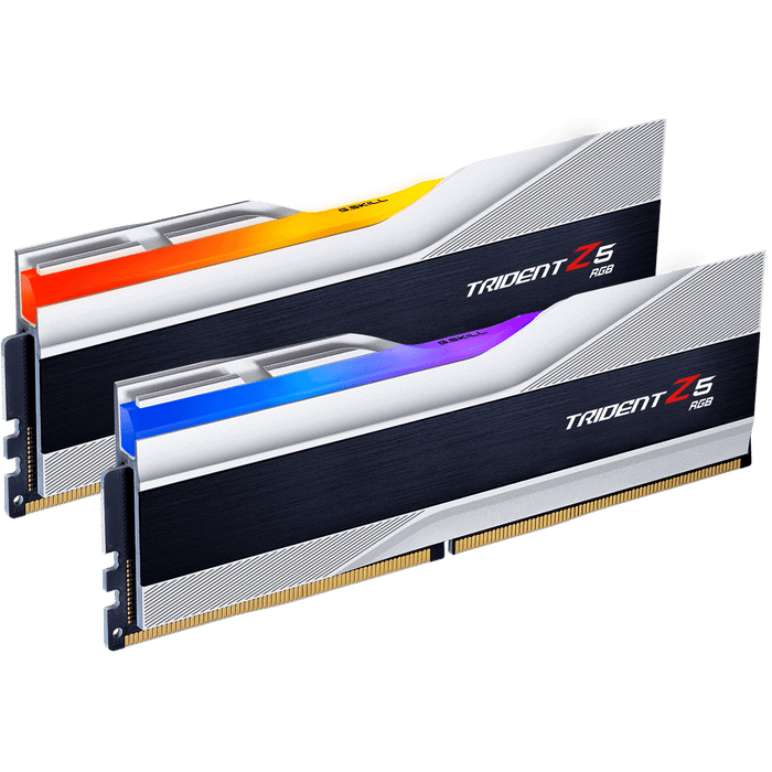 32GB (2x16GB) DDR5 6800MHZ CL34 G.Skill Trident Z5 Silver RGB RAM