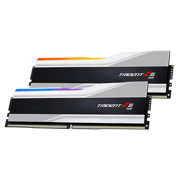 32GB (2x16GB) DDR5 7800MHZ CL36 G.Skill Trident Z5 Silver RGB RAM