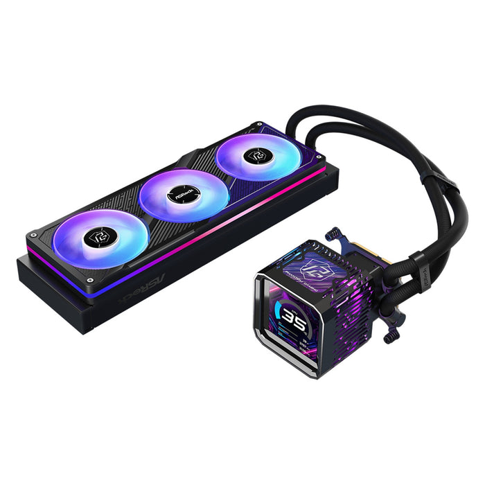 ASRock Phantom Gaming 360mm LCD AIO Liquid Cooler