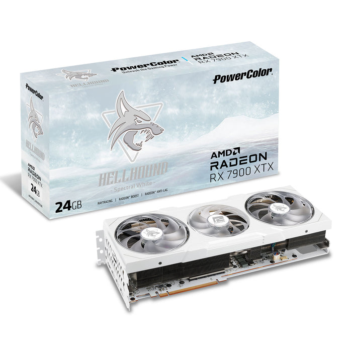Powercolor RX 7900 XTX Hellhound Spectral White 24GB Graphics Card