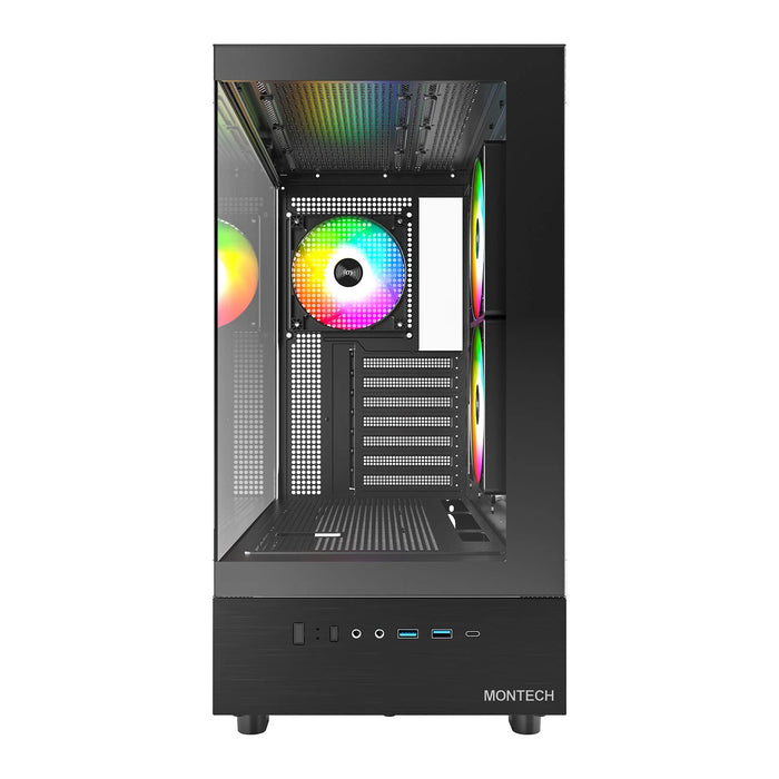 Montech XR A-RGB Black ATX Case