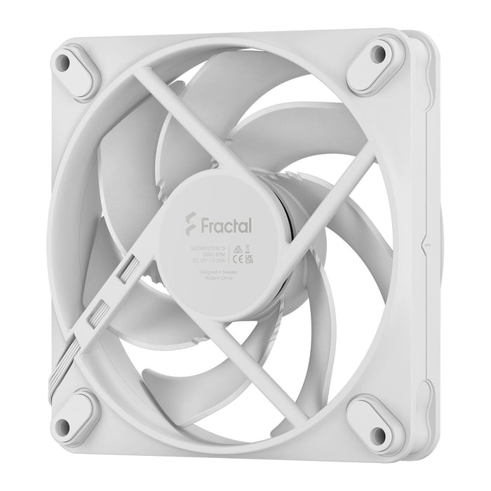 Fractal Design Momentum 12 White 120mm PWM Fan