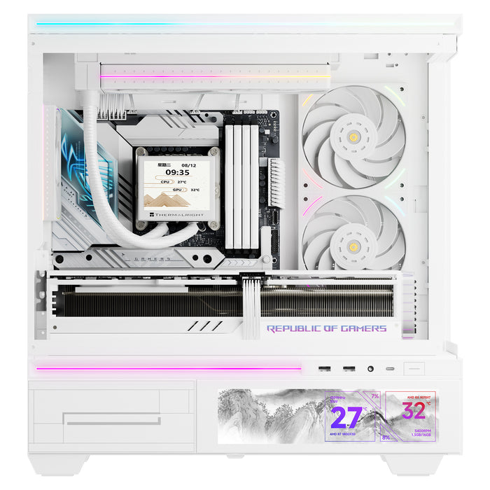 Thermalright TL-UB24RW White A-RGB Reverse 240mm PWM Fan Unit