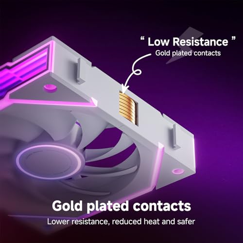 Asiahorse NYOTA Ultra White A-RGB 120mm PWM Fan