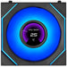 Lian Li UNI FAN SLINF LCD FLEX 120mm Triple Fan Pack - Black