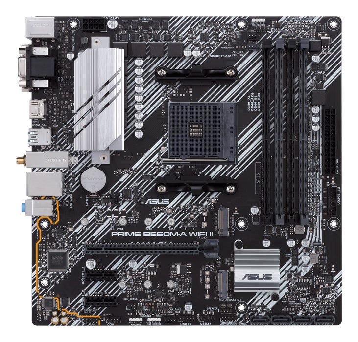 ASUS PRIME B550M-A WIFI II Micro-ATX AM4 Motherboard
