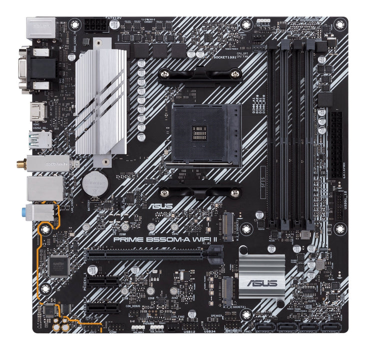 ASUS PRIME B550M-A WIFI II Micro-ATX AM4 Motherboard