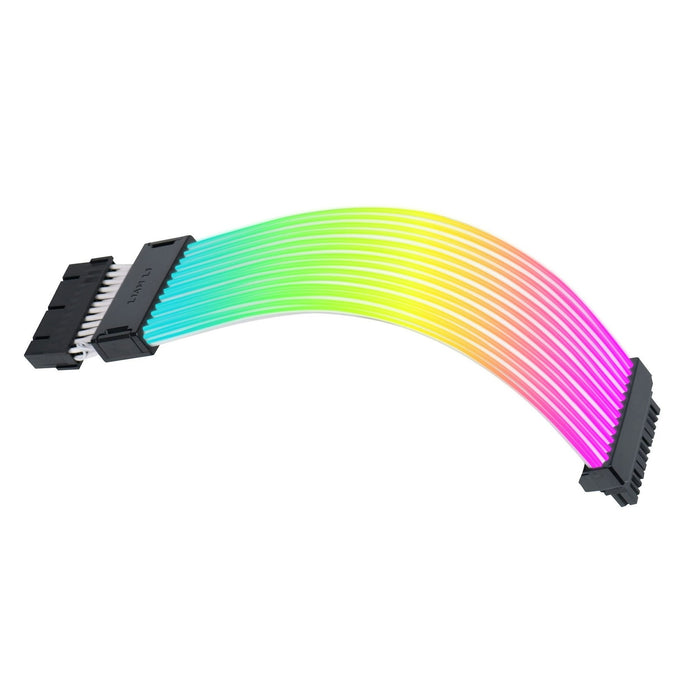 Wireless Computer Cable Lian Li Strimer Wireless ARGB 24 Pin Motherboard Extension Cable ...