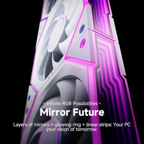 Asiahorse NYOTA Ultra White A-RGB 120mm PWM Fan