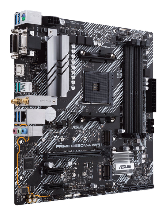 ASUS PRIME B550M-A WIFI II Micro-ATX AM4 Motherboard