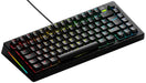 Glorious GMMK 3 75% Prebuilt Wired Gaming Keyboard Fox Switches Black - UK Layout