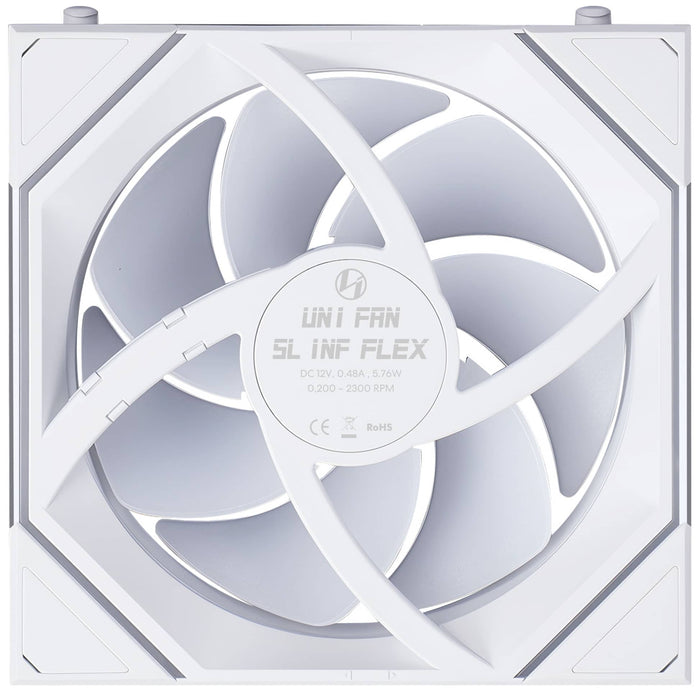Lian Li UNI FAN SLINF FLEX 120mm Fan - White