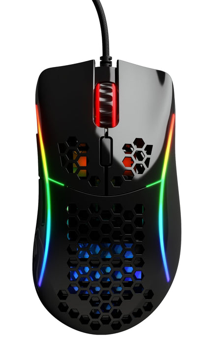 Glorious Gaming Model D- Glossy Black Wired Gaming Mouse