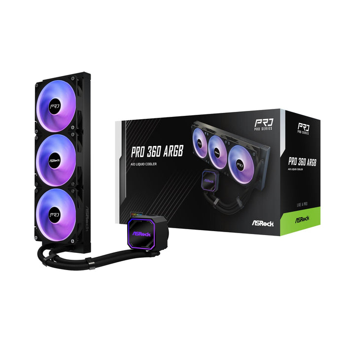 ASRock Pro 360 ARGB AIO Liquid CPU Cooler