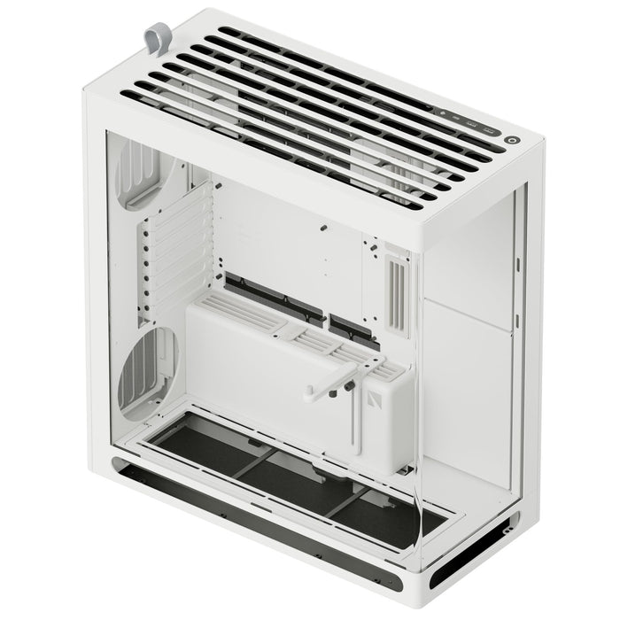 HAVN HS 360 White Panoramic Glass ATX Case