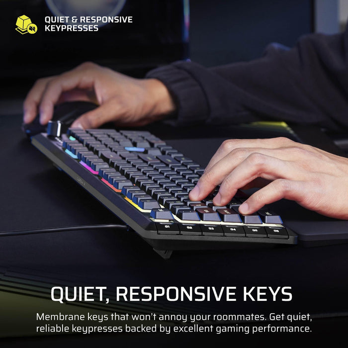 Corsair Skiff 100 Plus RGB Wired Gaming Keyboard