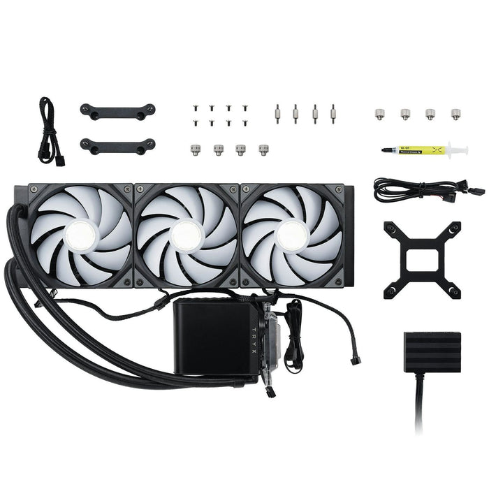 TRYX Panorama 360mm LCD Black AIO Liquid Cooler