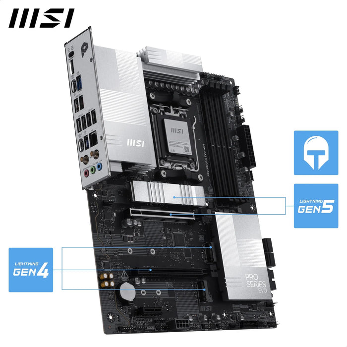 MSI PRO X870E-S EVO WIFI ATX AM5 Motherboard