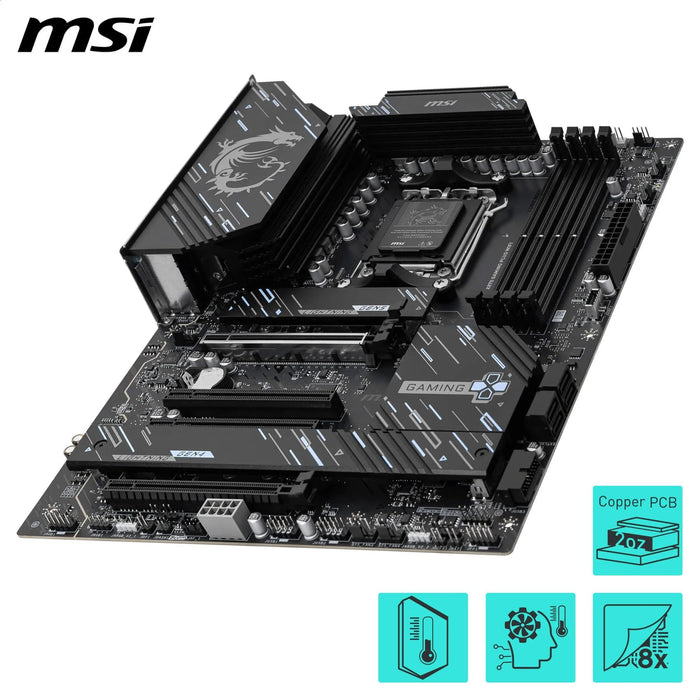 MSI X870E GAMING PLUS WIFI ATX AM5 Motherboard