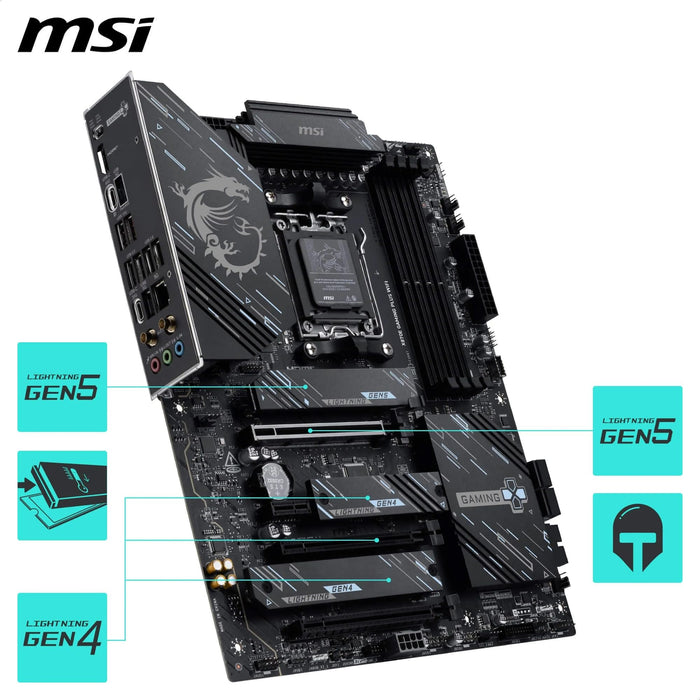 MSI X870E GAMING PLUS WIFI ATX AM5 Motherboard