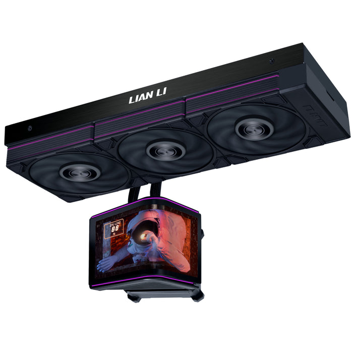 Lian Li HydroShift II OLED Curved 360P28 Black All In One CPU Cooler