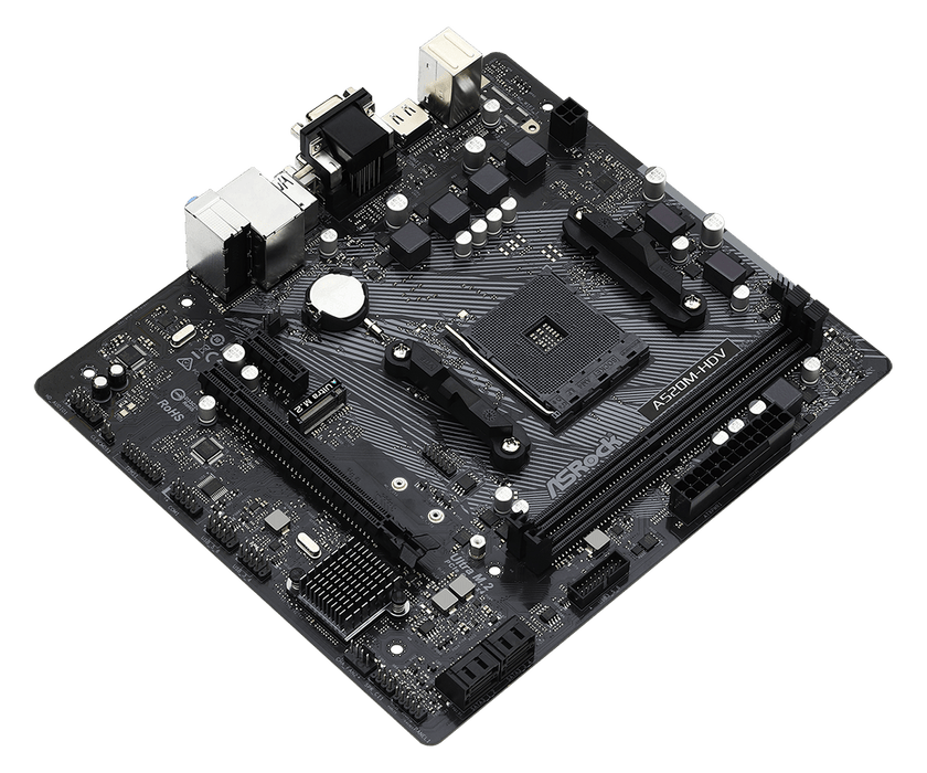 ASRock A520M-HDV Micro-ATX AM4 Motherboard