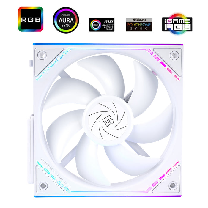 Thermalright TL-M12QW White A-RGB 120mm PWM Fan