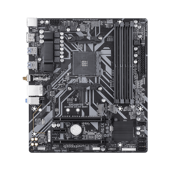 Gigabyte B450M DS3H WIFI Micro ATX AM4 Motherboard