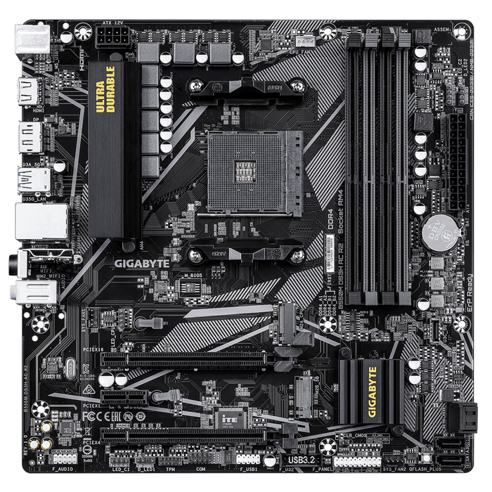 Gigabyte B550M DS3H AC R2 Micro-ATX AM4 Motherboard