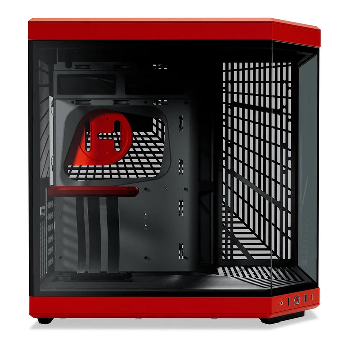 Hyte Y70 Black/Red Dual Chamber ATX PC Case