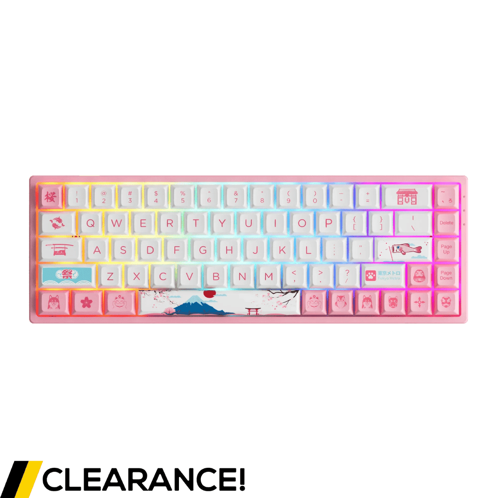 Akko 3068B Plus World Tour Tokyo R2 RGB 65% ANSI CS Jelly Pink