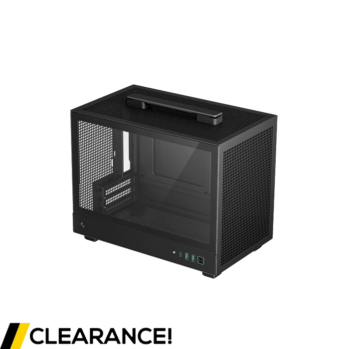 Deepcool CH160 Black Mini ITX PC Case - Grade A